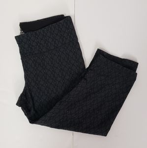 PRANA Textured Cropped Capri Leggings.  Size S